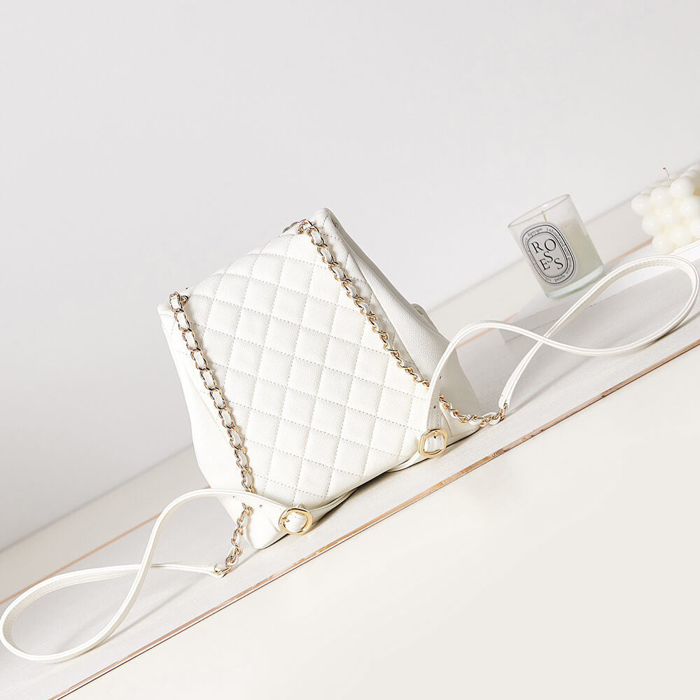 Chanel White Backpack
